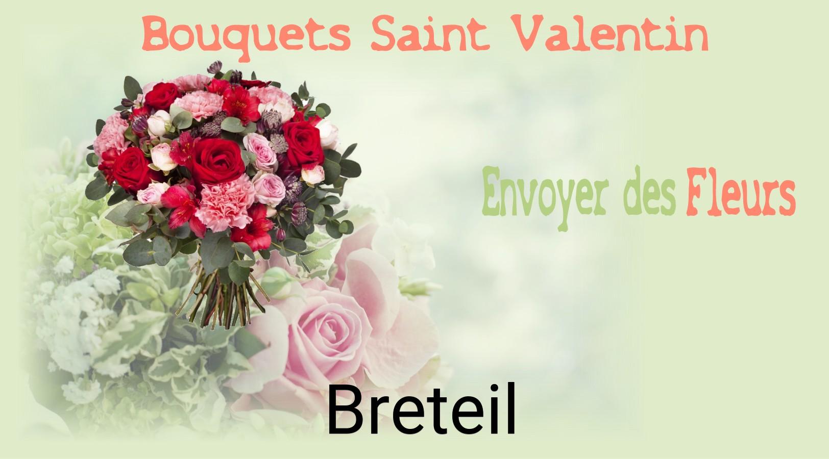 Roses de Saint-Valentin livrées à Breteil